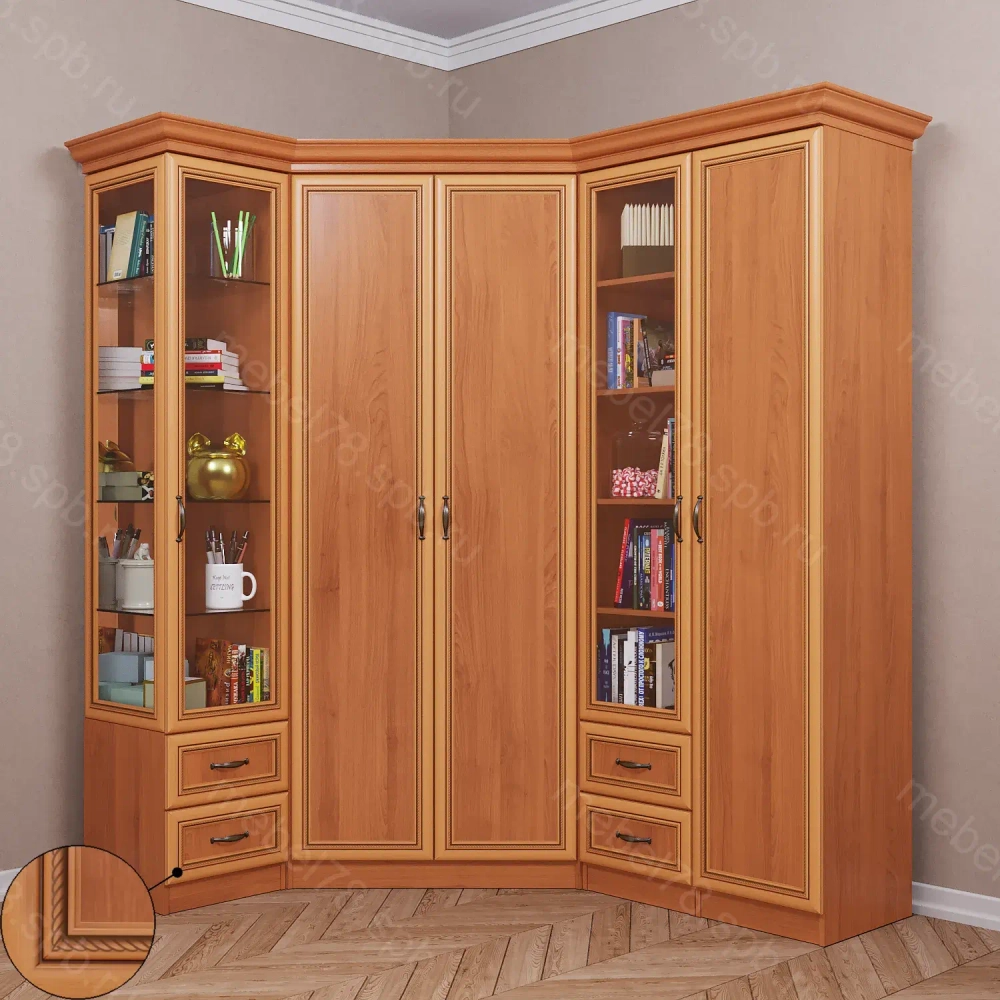 Шкаф угловой №17