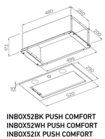 Полновстраиваемая вытяжка Meferi INBOX52BK PUSH COMFORT фото 2
