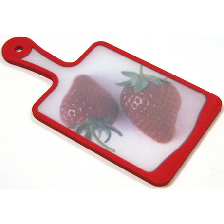 Кухонная доска 35x18см Atlantis Flutto красная fp-rs