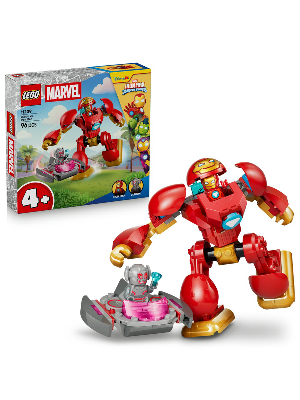 Конструктор LEGO Marvel Альтрон против Железного человека 11209 | LEGO Marvel Ultron vs. Iron Man | набор 96 деталей 4+