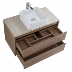 Тумба с раковиной и столешницей BelBagno KRAFT 90 Rovere Tabacco