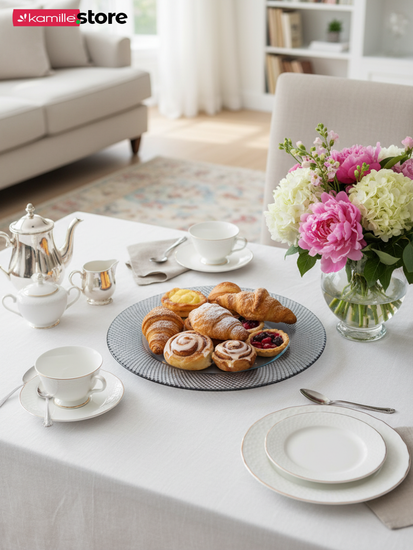 Тарелка сервировочная, подстановочная, диаметр 27 см. стекло