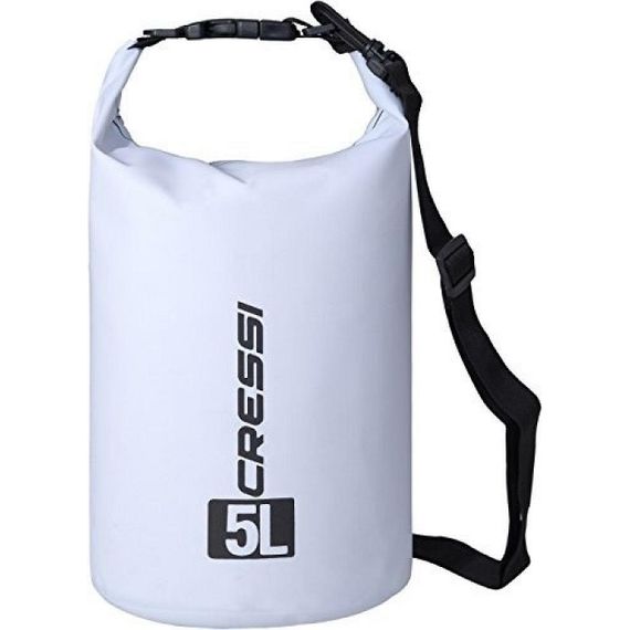 Гермомешок Cressi с лямкой Dry Bag 5 л белый