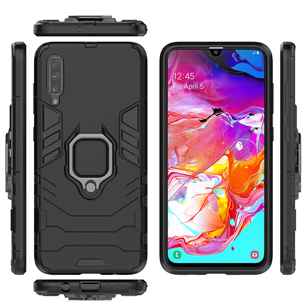 Противоударный чехол с кольцом Panther Case для Samsung Galaxy A70