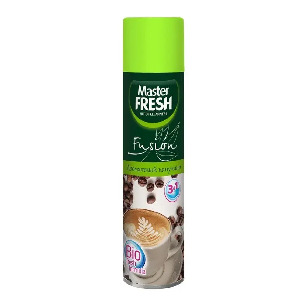 Освежитель воздуха 300мл Master FRESH Ароматный Капучино