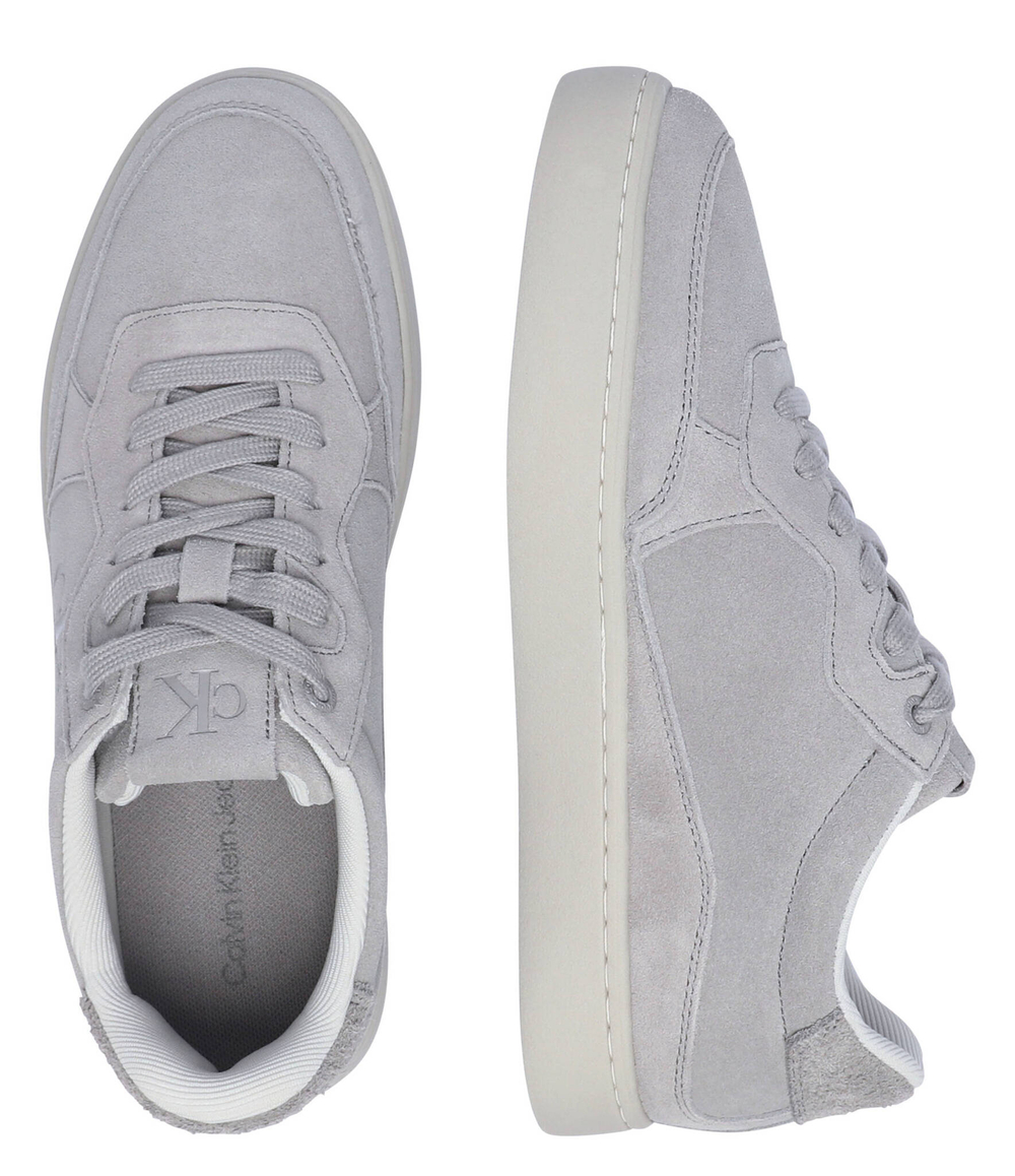 Кожаные кроссовки Calvin Klein Jeans - серый(YM0YM01094)
