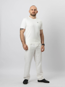 Футболка хлопковая Totemic Clo , базовая, белая