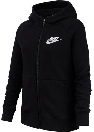 Кофта для девочки теннисная  Nike Swoosh Full Zip - black/white