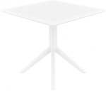 Стол пластиковый, Siesta Contract Sky Table 80, белый