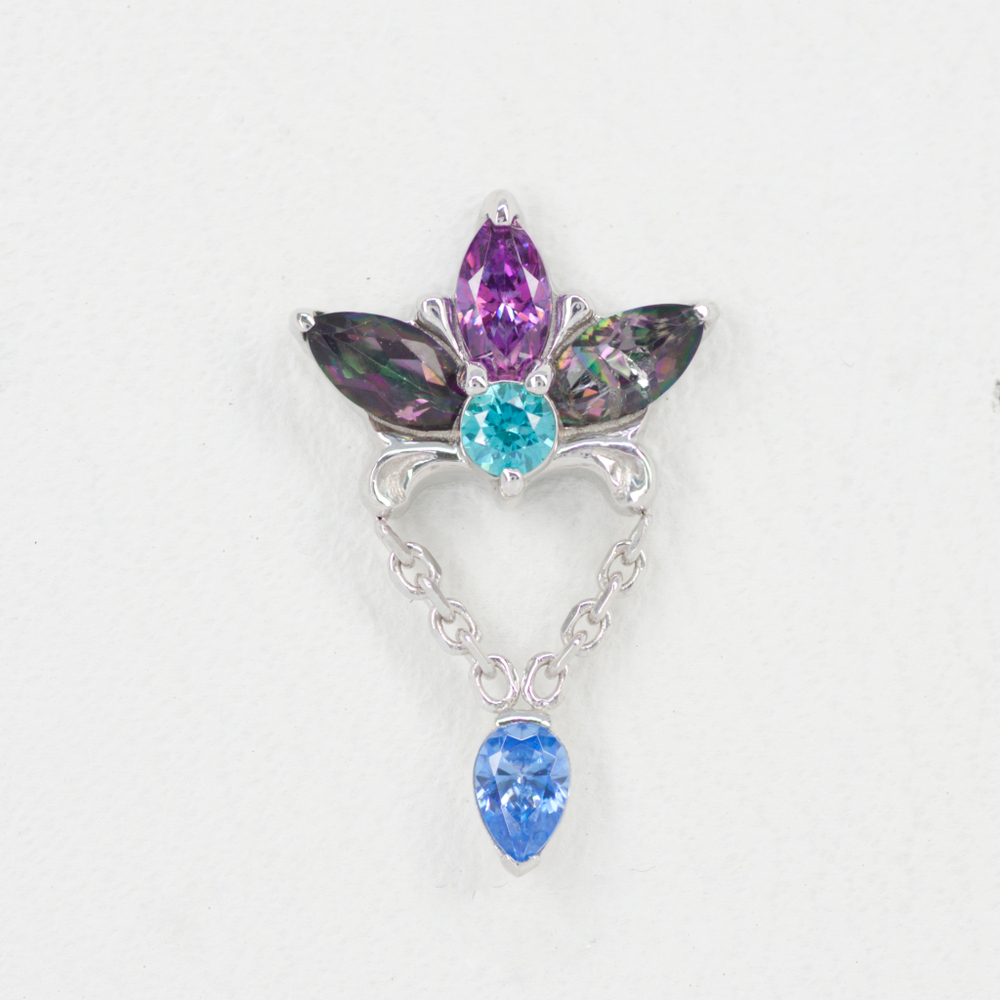 Honey Lily tops with colored gems