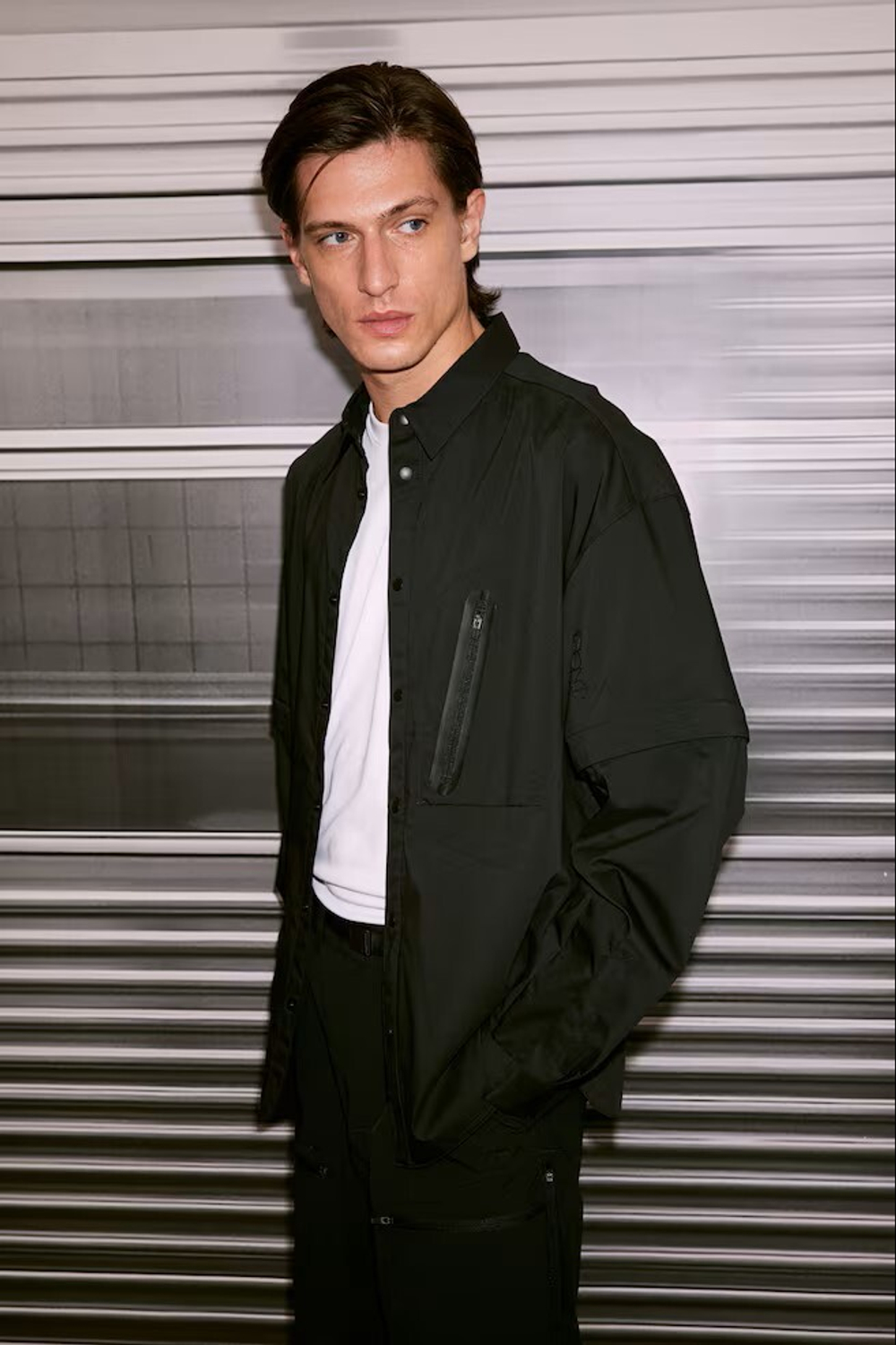 H&M Водонепроницаемые брюки Regular Fit™, черный