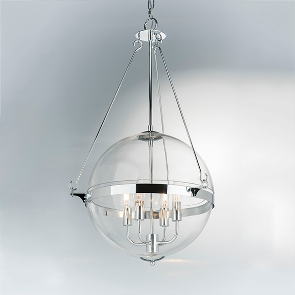 816044 Люстра MODENA 4х40W E14 ХРОМ/ПРОЗРАЧНЫЙ