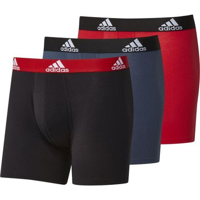 Мужские боксеры спортивные Adidas BOS Brief M 3P - black/crew navy/scarlet