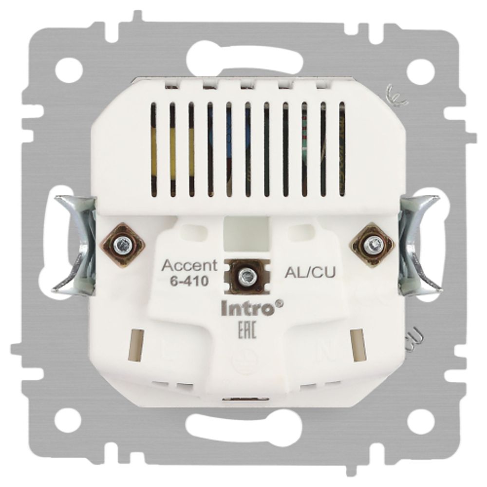 Розетка Intro Accent 6-410-07 с заземлением 2P+E Schuko со шторками 16А-250В + 2хUSB IP20 СУ графит | Intro