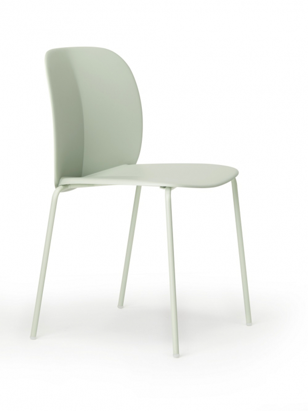 Стул пластиковый Scab Design Mentha Go Green, зеленый шалфей