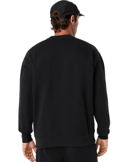 Куртка теннисная Asics Fleece Crew-Neck Top Relaxed - performance black