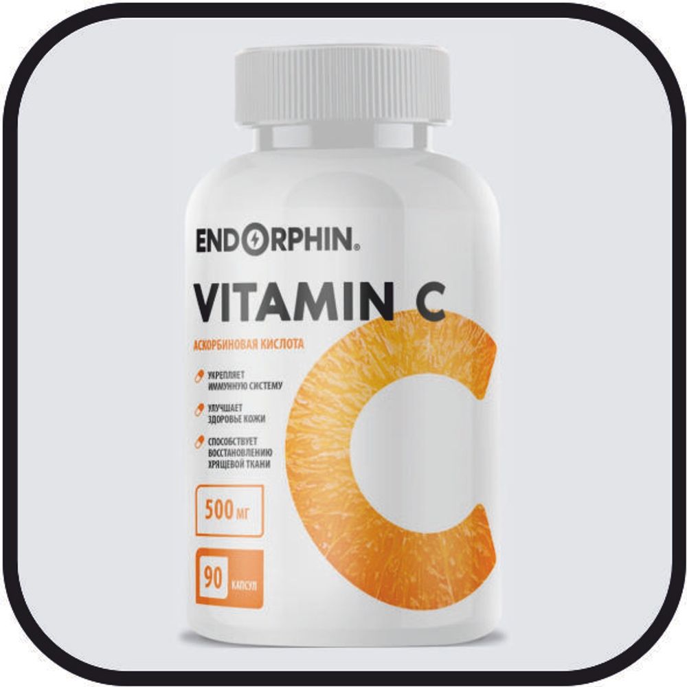 Витамины Endorphin vitamin C 500 mg caps, 90 капсул,