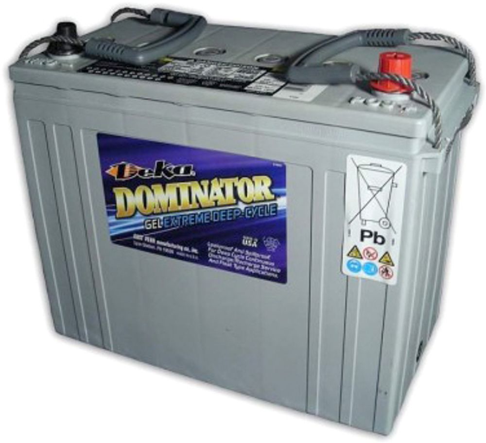 Аккумулятор тяговый Deka Dominator 8G5SHP 12В GEL 125а/ч, необслуживаемый