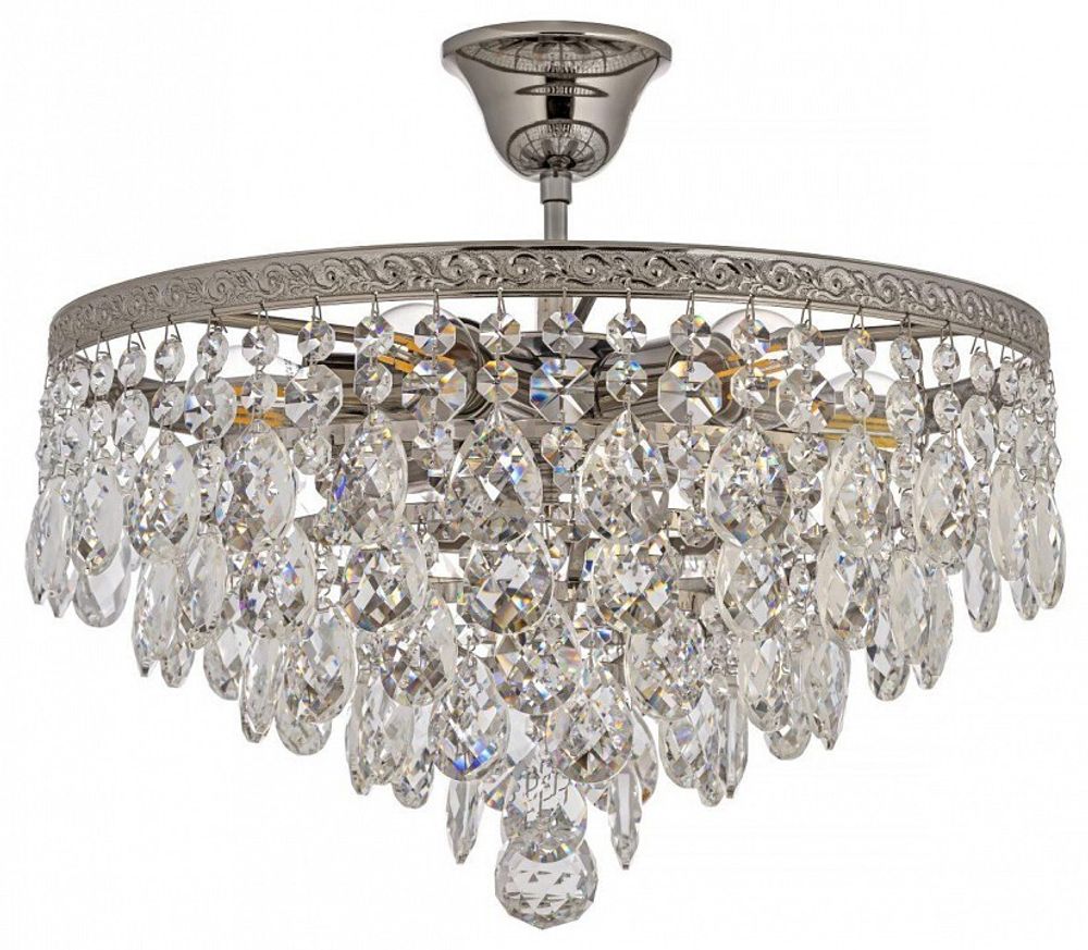 Люстра на штанге Arti Lampadari Castellana Nickel Castellana E 1.3.30.608 N