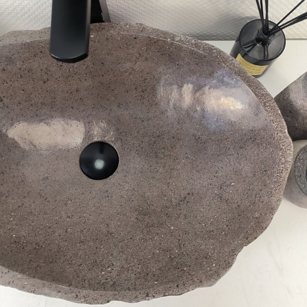 Раковина из речного камня RS-65450 57*38*14 0857