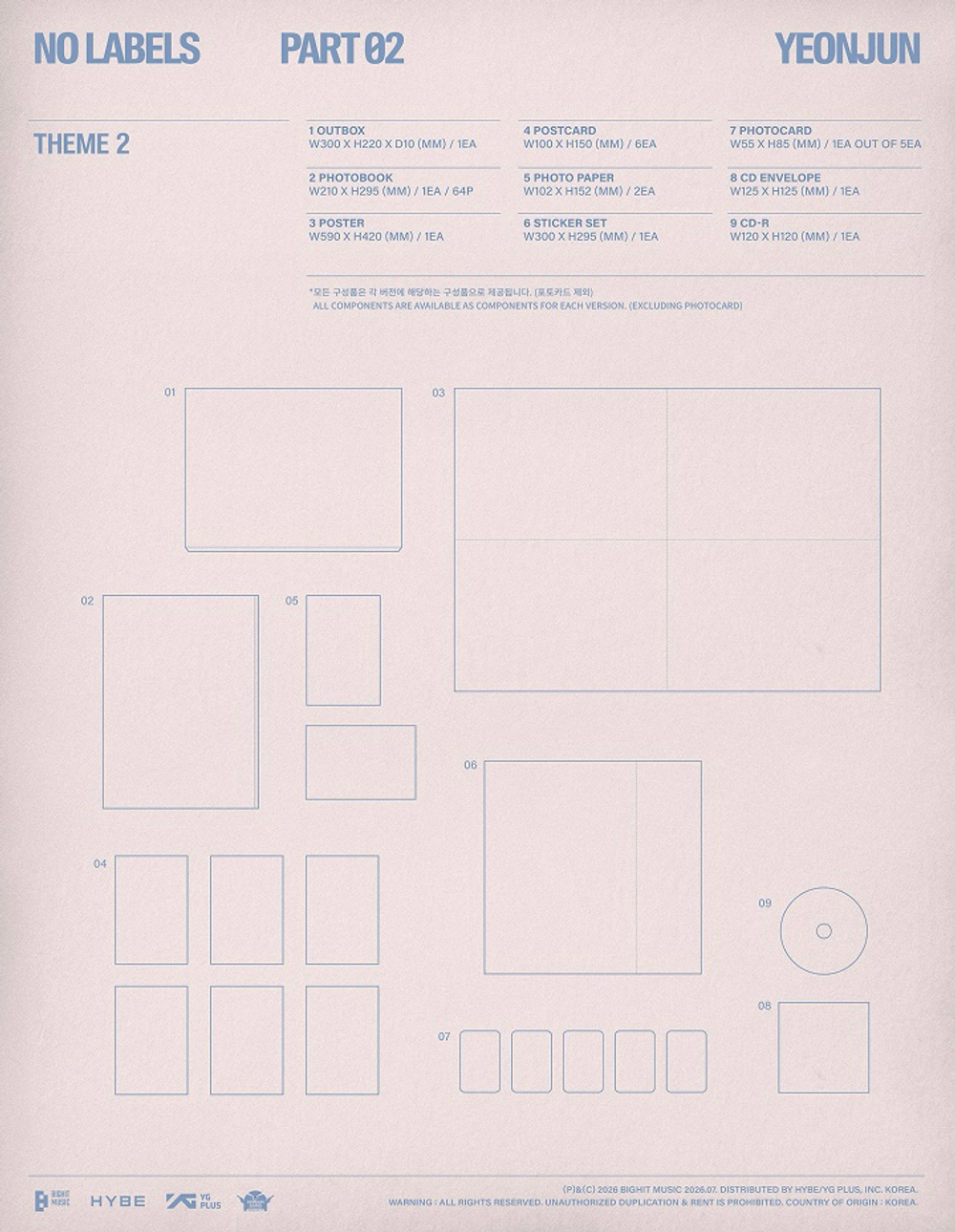 Альбом YEONJUN - NO LABELS: PART 02
