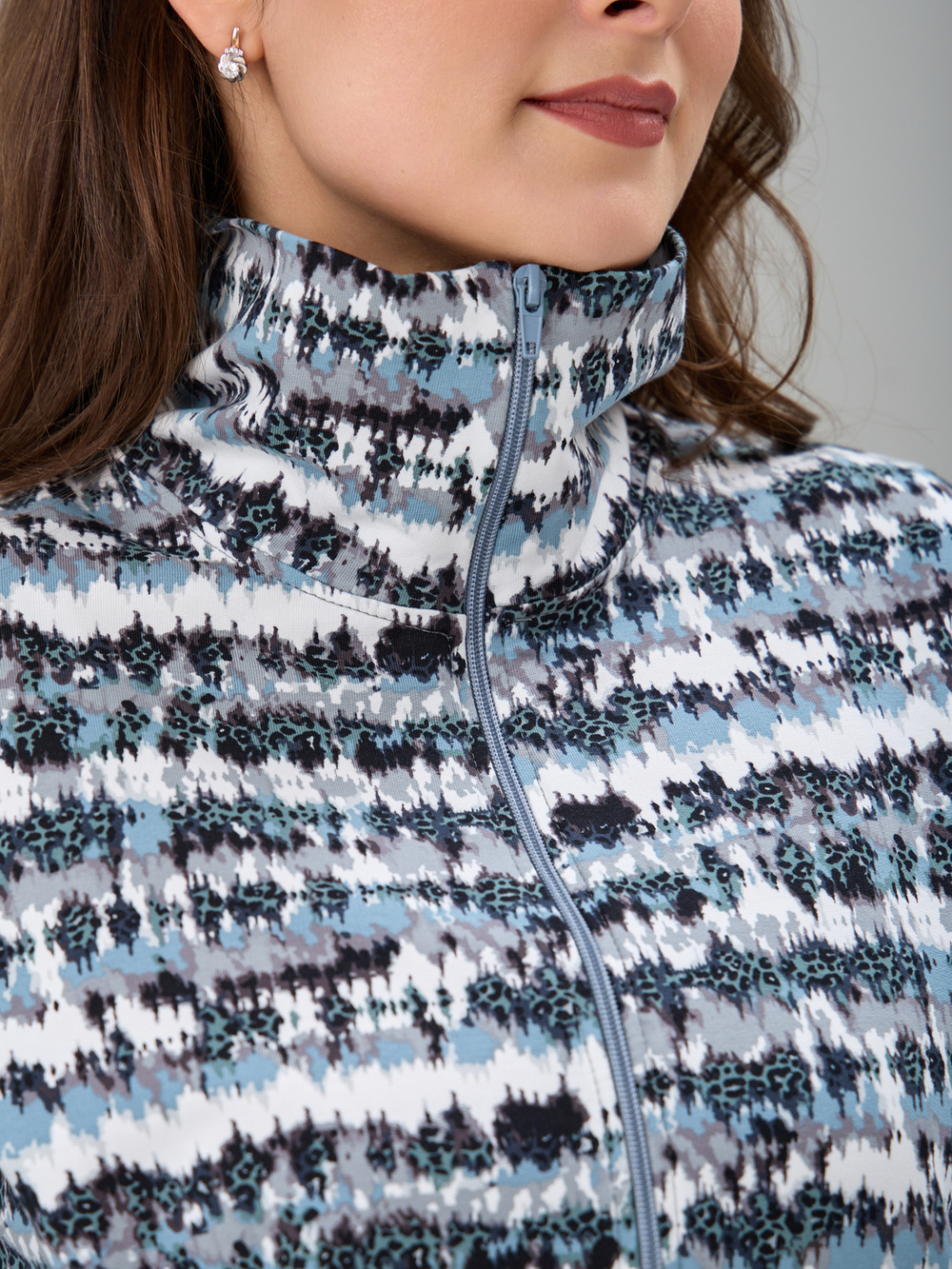 Костюм с брюками КБ-184/серый-акварель