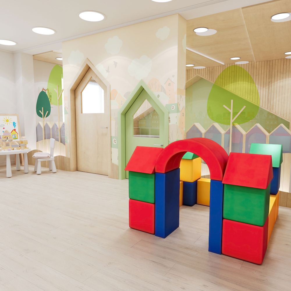 Мягкий игровой комплекс Romana «Замок» (серый-бежевый)