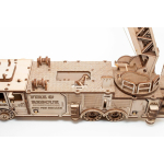 Пожарная машина с выдвижной вращающейся лестницей от EWA - Деревянный конструктор, сборная модель, 3D пазл