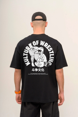 Футболка KUL'TURA "WRESTLING" Черный