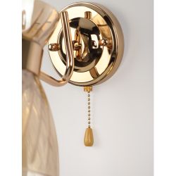 Бра светильник Rivoli Victoria 9183-401 настенный с выключателем 1 х Е27 60 Вт модерн | Rivoli