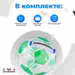 Аттракцион Водный шар ПВХ «Футбольный мяч Зеленый», 2*2*2 м