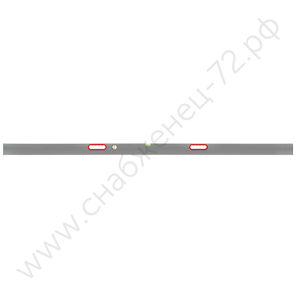 СИБИН 2.5 м, 2 глазка, Правило с уровнем и ручками (10726-2.5)