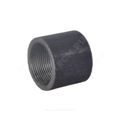 Муфта сталь Ду 32 1 1/4" ВР без фаски МеталлПромИнвест