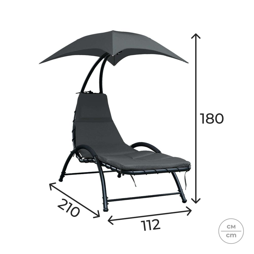 Шезлонг с навесом