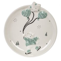 GAEM Тарелка "Белый медведь", L22 W20,5 H4 см