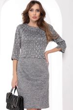 Платье Эрнеста (серое) П11561 LT Collection