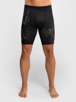 Шорты компрессионные Venum Serpenti Black/Silver/Gold