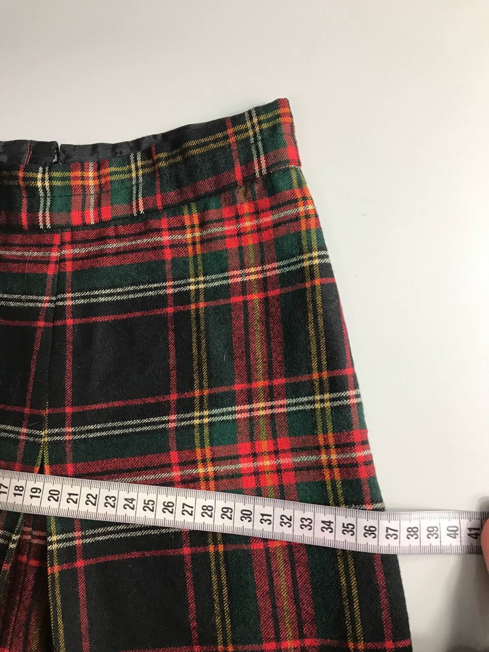 Юбка в классическую клетку, на 6/7 лет