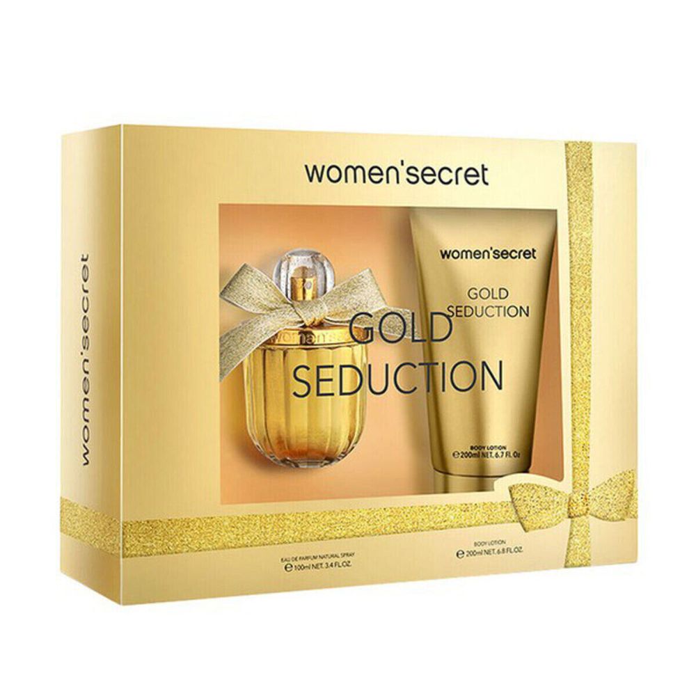 Женский парфюмерный набор Women&#39;Secret Gold Seduction (2 предмета) EDP 100 мл и лосьон для тела 200 мл