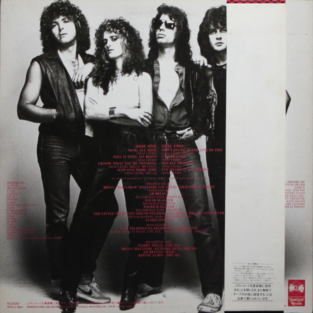 Headpins / Line Of Fire (LP)