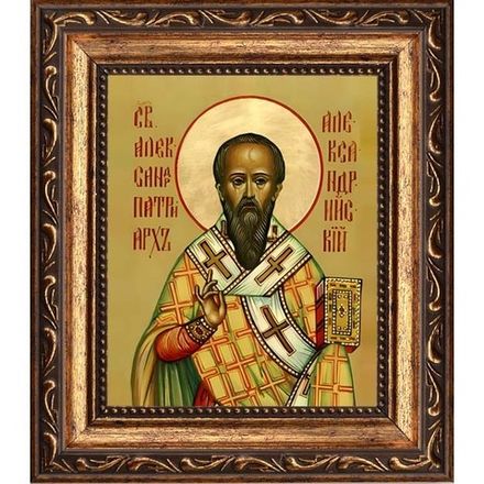 Александр Александрийский святитель, патриарх. Икона на холсте.