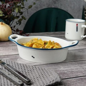 Блюдо с ручками "Bakery- Fusion" 25*16*5.5 см, 800 мл, P.L. Proff Cuisine