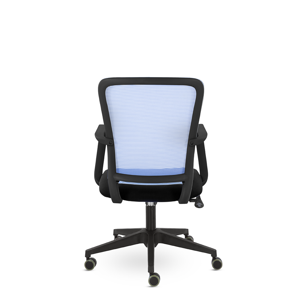 Кресло М-806 Хэнди/Handy blackPL Ср JD-10/D26-28 (голубой/черный)