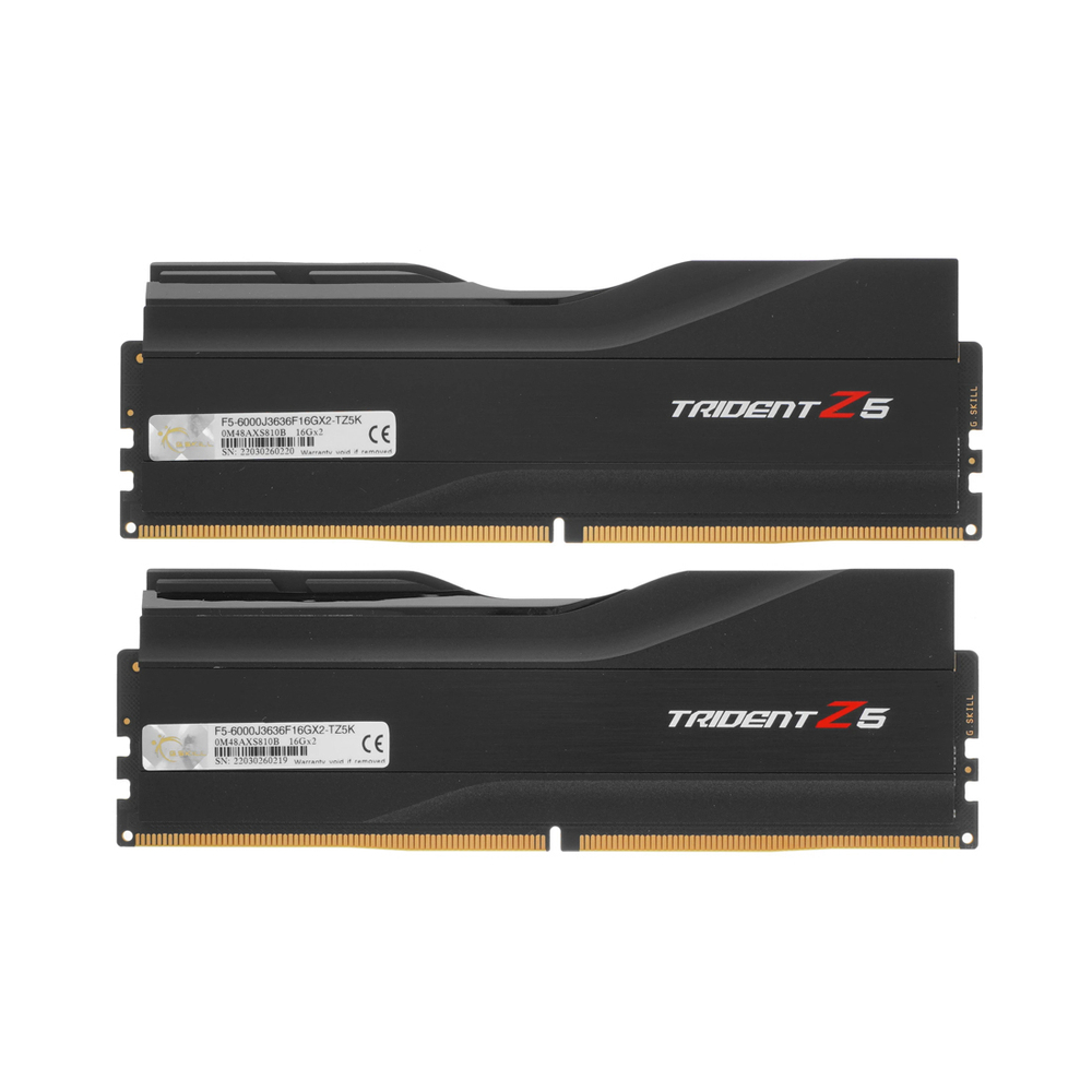 Комплект модулей памяти G.Skill TRIDENT Z5 F5-6000J3636F16GX2-TZ5K DDR5 32GB (Kit 2x16GB) 6000MHz