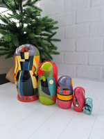 Матрёшка 5м 15см Малевич-Кандинский