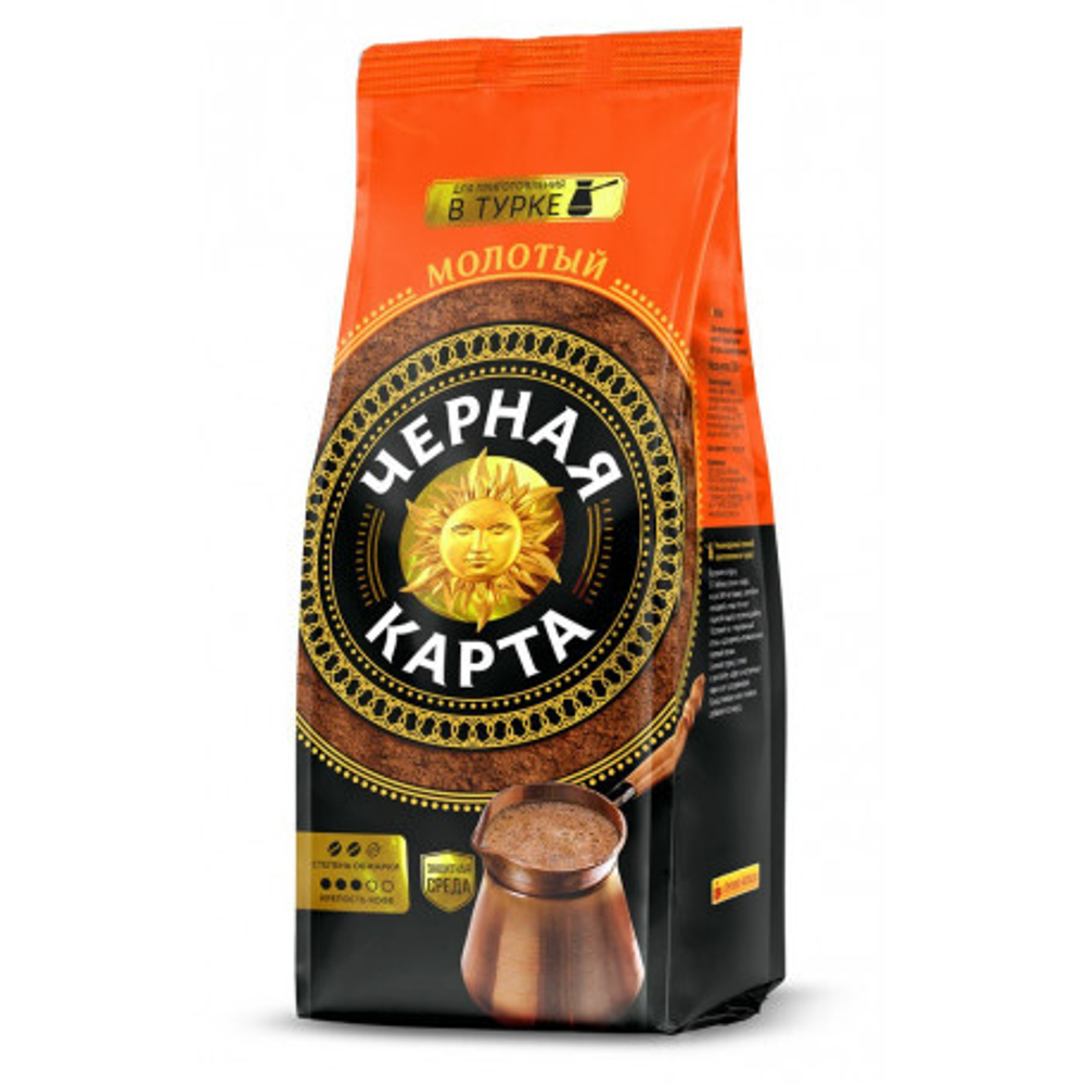 купить Кофе молотый Черная Карта для турки, 250 г