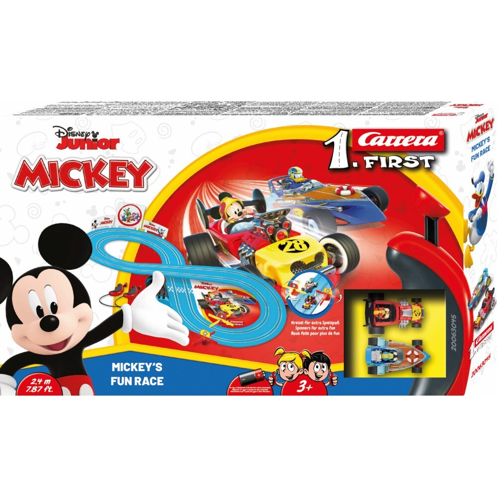 Carrera 1st First - Веселый гоночный трек Микки Мауса 2,4 м + 2 машинки 63045 / артикул   63045  / GTIN 4007486630451