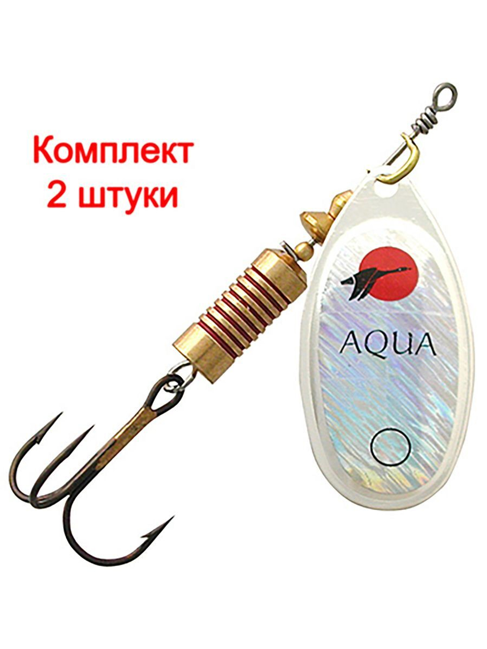 Блесна вертушка AGLIA 06,0g, лепесток № 3, цвет A0-06