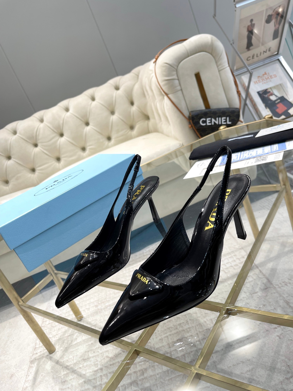 Prada Slingback Pumps
