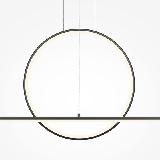 Подвесная люстра Maytoni Halo MOD247PL-L49BK